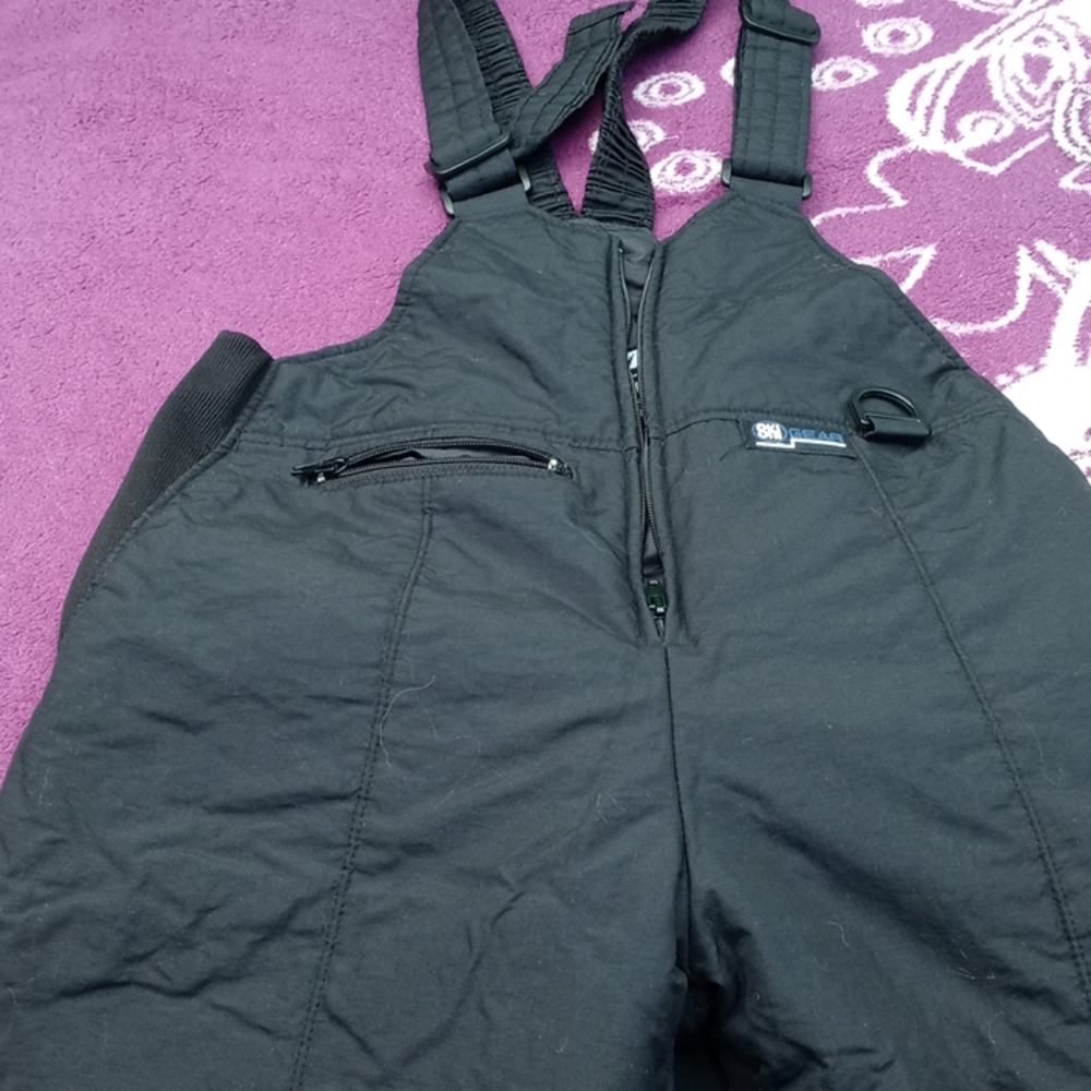 Snow ski pants / bibs short length black